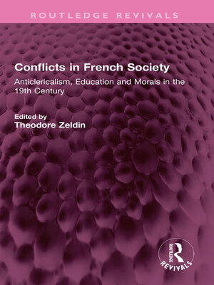 cover image of Conflicts in French Society